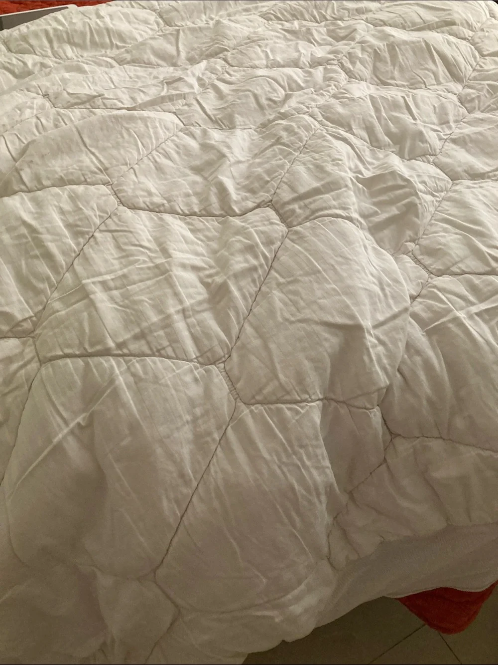 Soft White Quilted Mattress Cover - Ultra Comfort Protection
